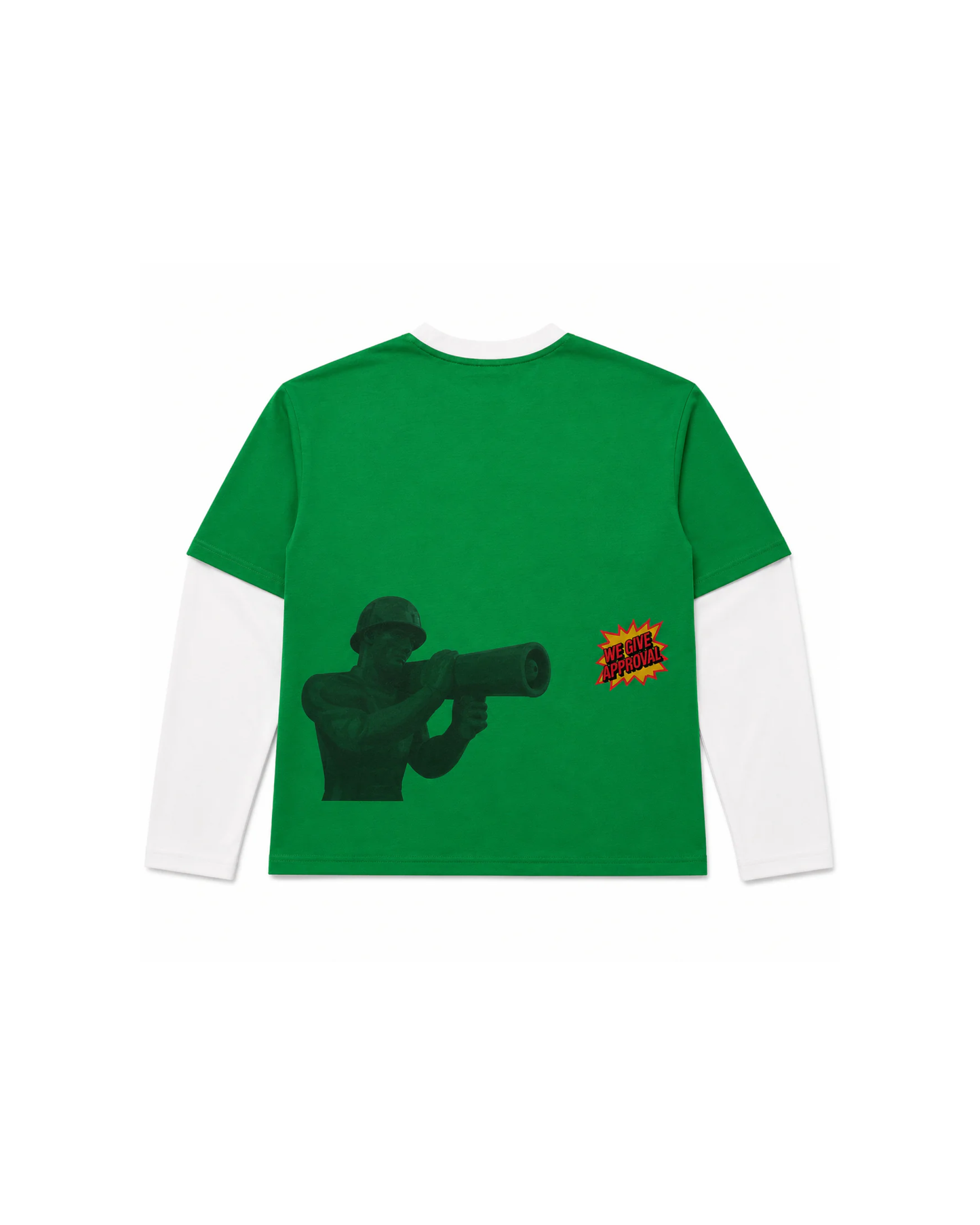 Soldier Green Double Layer Tee