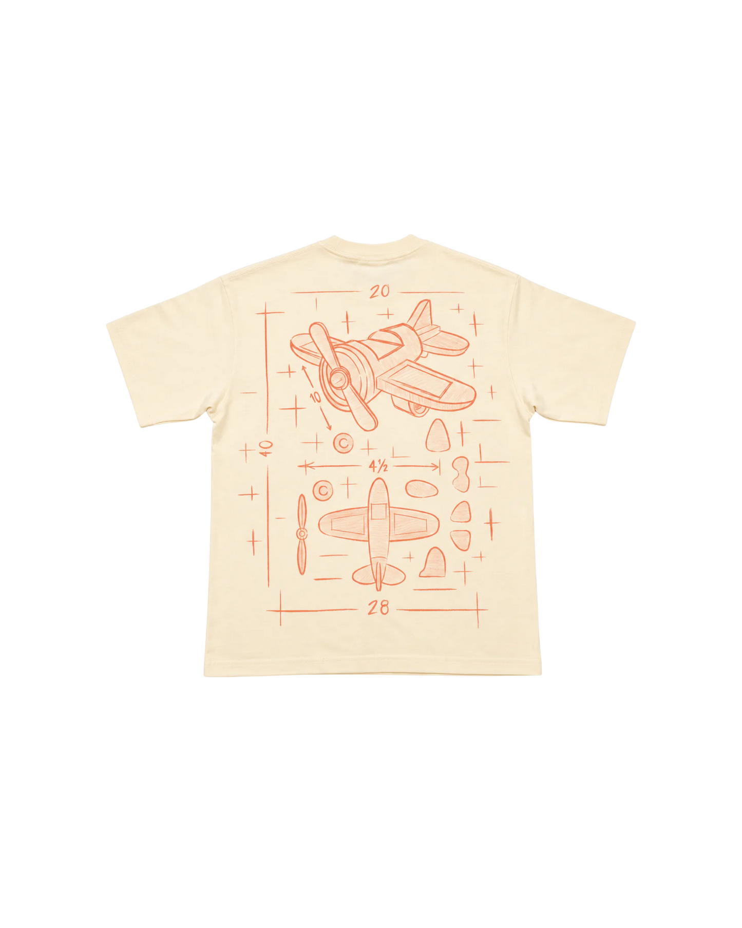 Crayon Plane Regular Tee
