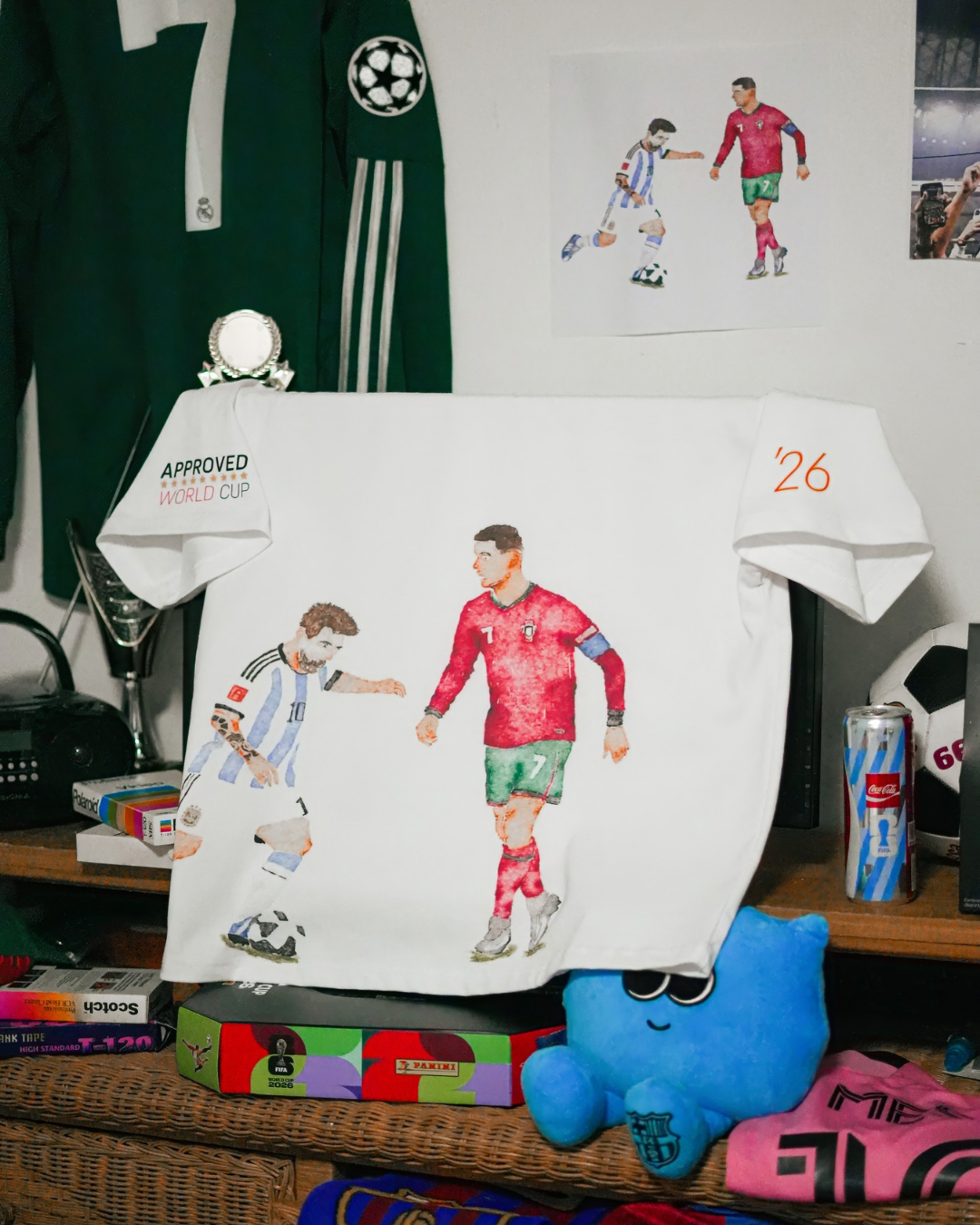 Messi vs Ronaldo Tee