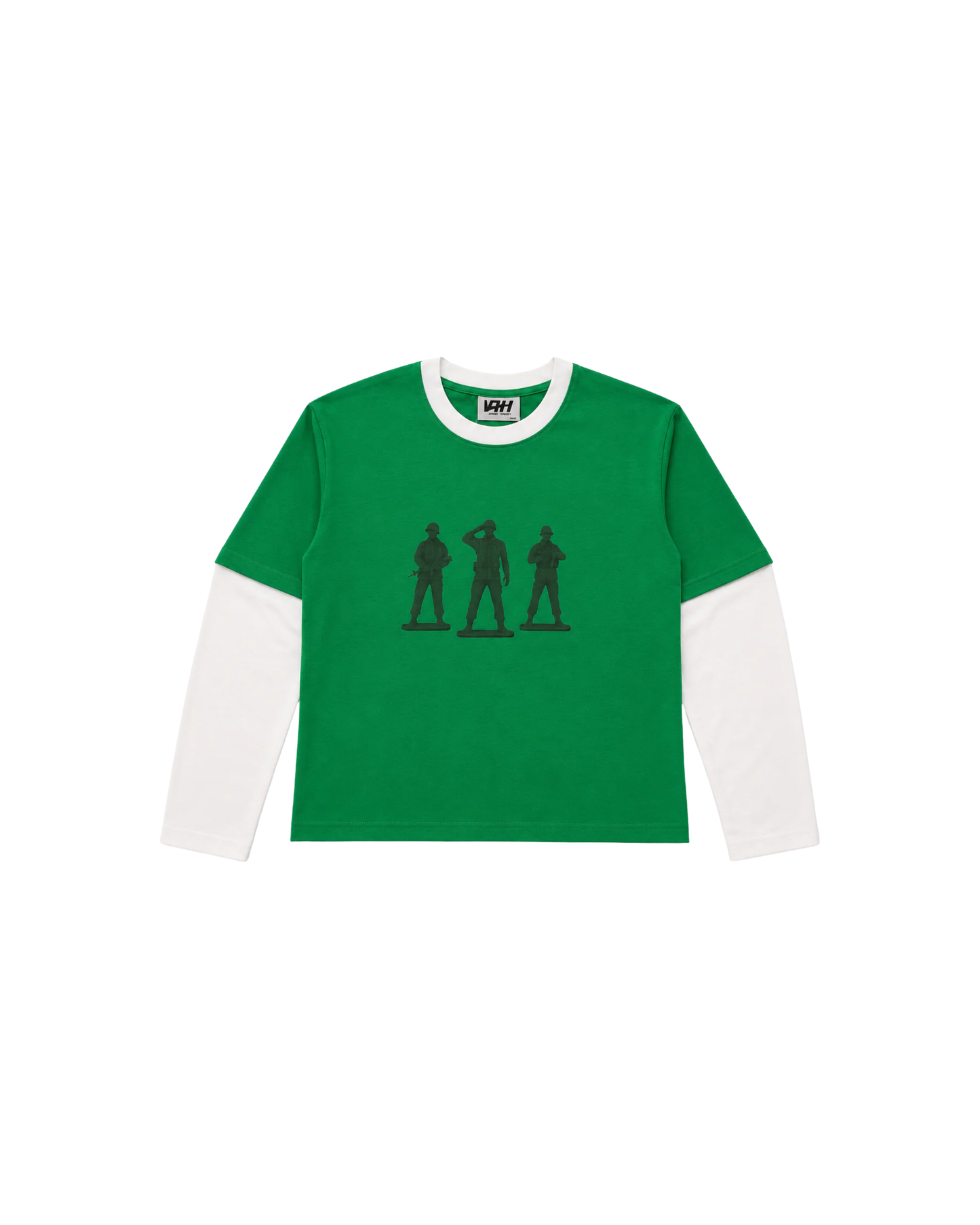 Soldier Green Double Layer Tee