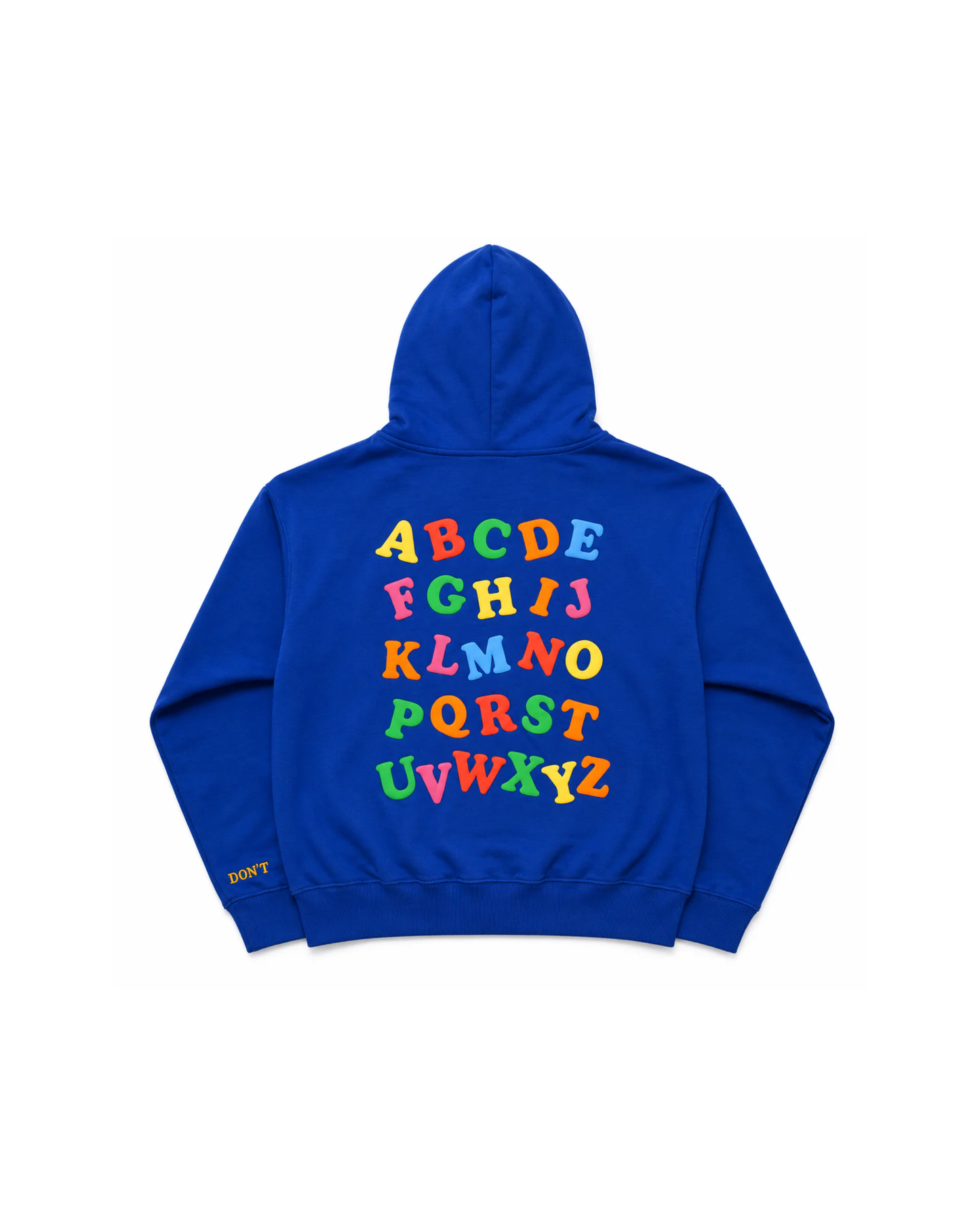 Blue Letter Boxy Hoodie