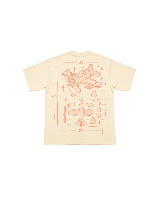 Crayon Plane Regular Tee