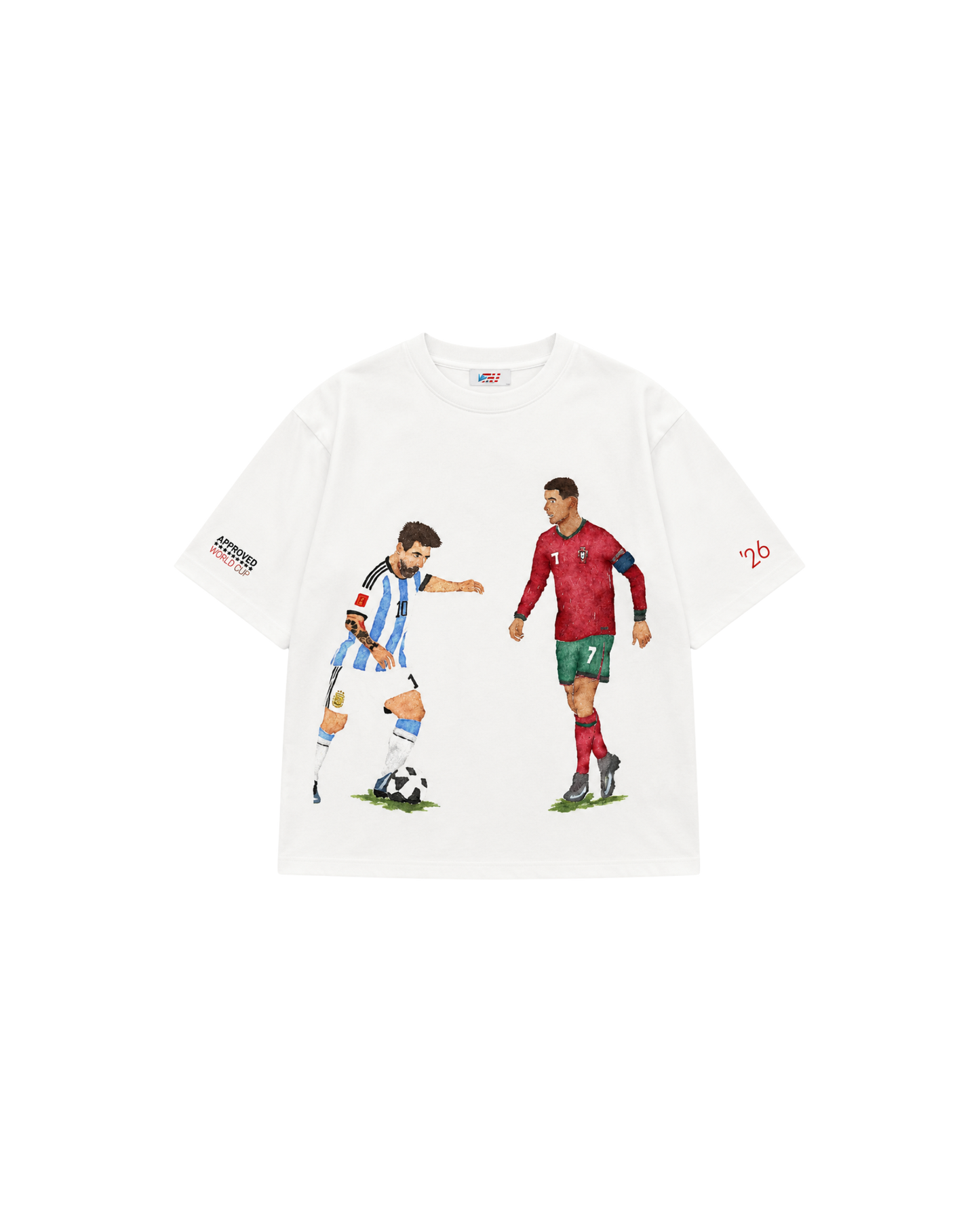 Messi vs Ronaldo Tee
